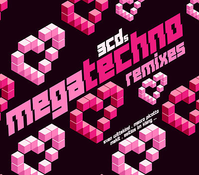 Cd Mega Techno Remixes by Various Artists 3 Cds
