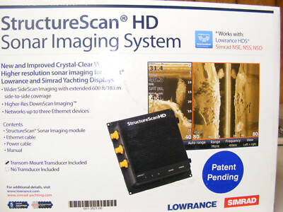 Lowrance Structure Scan HD Sonar Imaging System w/transducer  000-10801-001