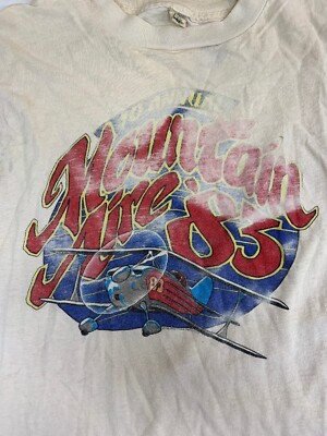 80s USA製 SCREEN STARS Film Festival Tee Autographed Mountain Aire 1983 Music Festival T-Shirt Screen Stars