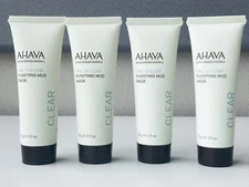 11 x AHAVA Time To Clear Purifying Mud Mask Travel Size .9 oz Each / 9.9oz total
