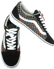 Vans Women's Old Skool Tiger Floral Black True White Skate shoes Size 6 NIB