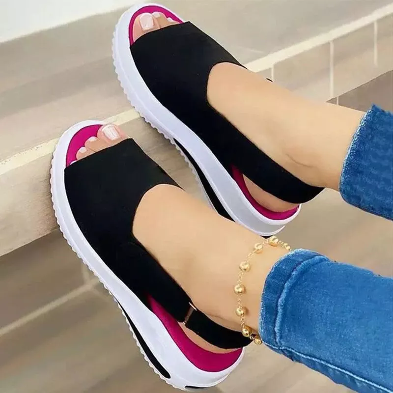 Sandalias De Plataforma Moda Zapatos De Mujer Chanclas Para Mujer 2023 Nueva | eBay