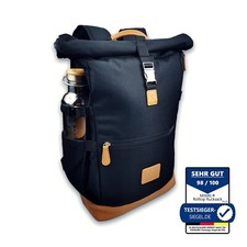 30L Rolltop Rucksack Damen & Herren mit Laptopfach - Kühlfach - Sitzunterlage