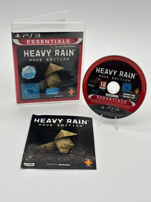 PS3 Sony Playstation 3 - Heavy Rain Move Edition Essentials - CIB/PAL