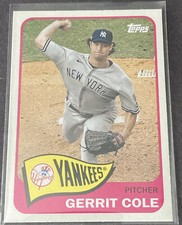 New York Yankees Gerrit Cole 2021 Topps Series Two 1965 Redux #T65-35