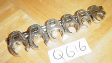 SNAP-ON TOOLS 6 PIECE 3/8 DRIVE SAE. FLARE NUT CROWFOOT WRENCHES 7/16-3/4
