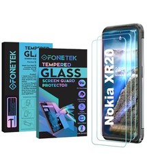 (Pack of 3) For Nokia XR20 Clear TEMPERED GLASS LCD Screen Protector Guard Cover