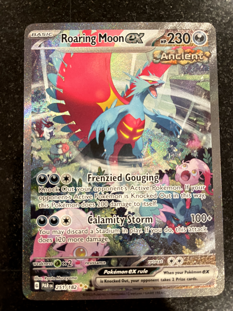 【PSA10】トドロクツキex SAR/Roaring Moon ex 3set PSA 10 Roaring Moon ex SAR 218/187 SV8a Terastal Festival