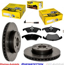 2xBremsscheiben SET Gelocht-VA-322mm MERCEDES C-KLASSE W204 S204 C204 E KLASSE 