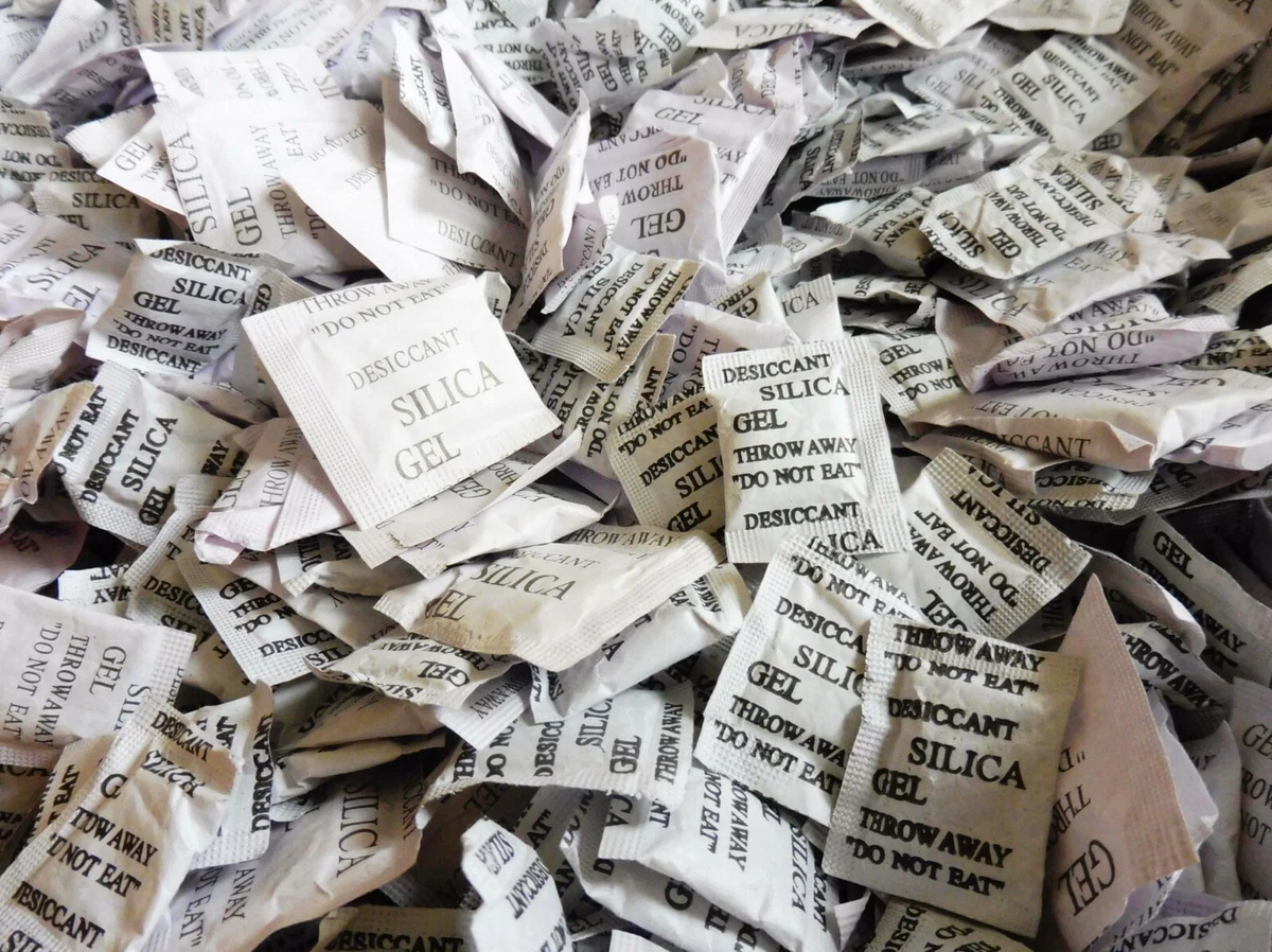 100 Beutel Silica Gel Trockenmittel – Je 2g, Lebensmittelecht & ölbeständig