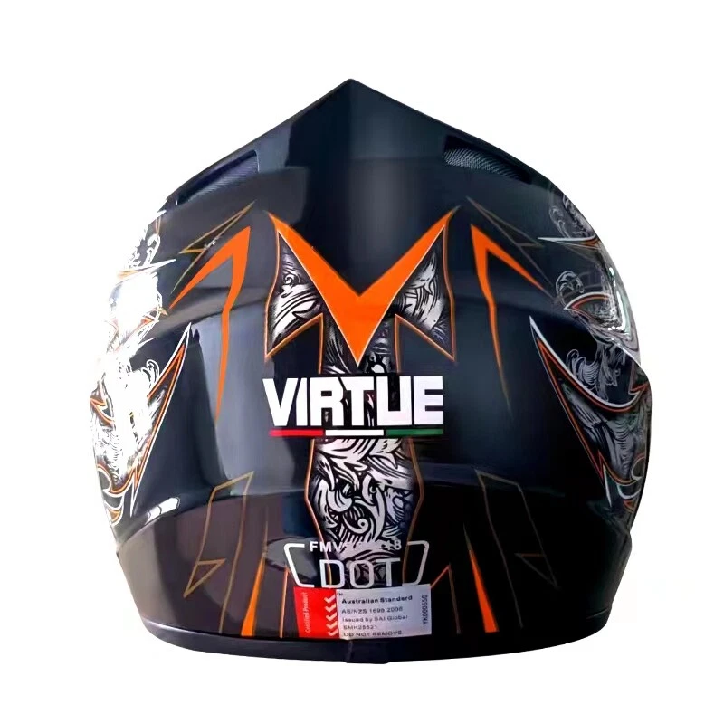Motorcycle Open Full Face Racing Helmet Motocross Dirt Bike off Road Helmets AU - image 3 of 4