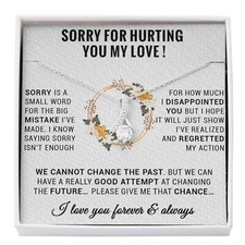 I'm Sorry Necklace Gifts, Apology Gifts For Her, Forgiveness Gift, Wife Gift