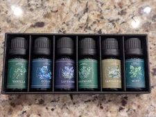 Lanedo Essential Oils 6 Bottles 10ml New Open Box