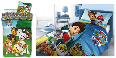 Paw Patrol Skye Ryder Chase Bettwäsche 160x200 + 70x80cm 100 % Baumwolle Auswahl