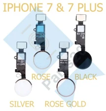 For iPhone 7 & 7 Plus Home Button Touch ID Key Sensor Flex Cable No Fingerprint