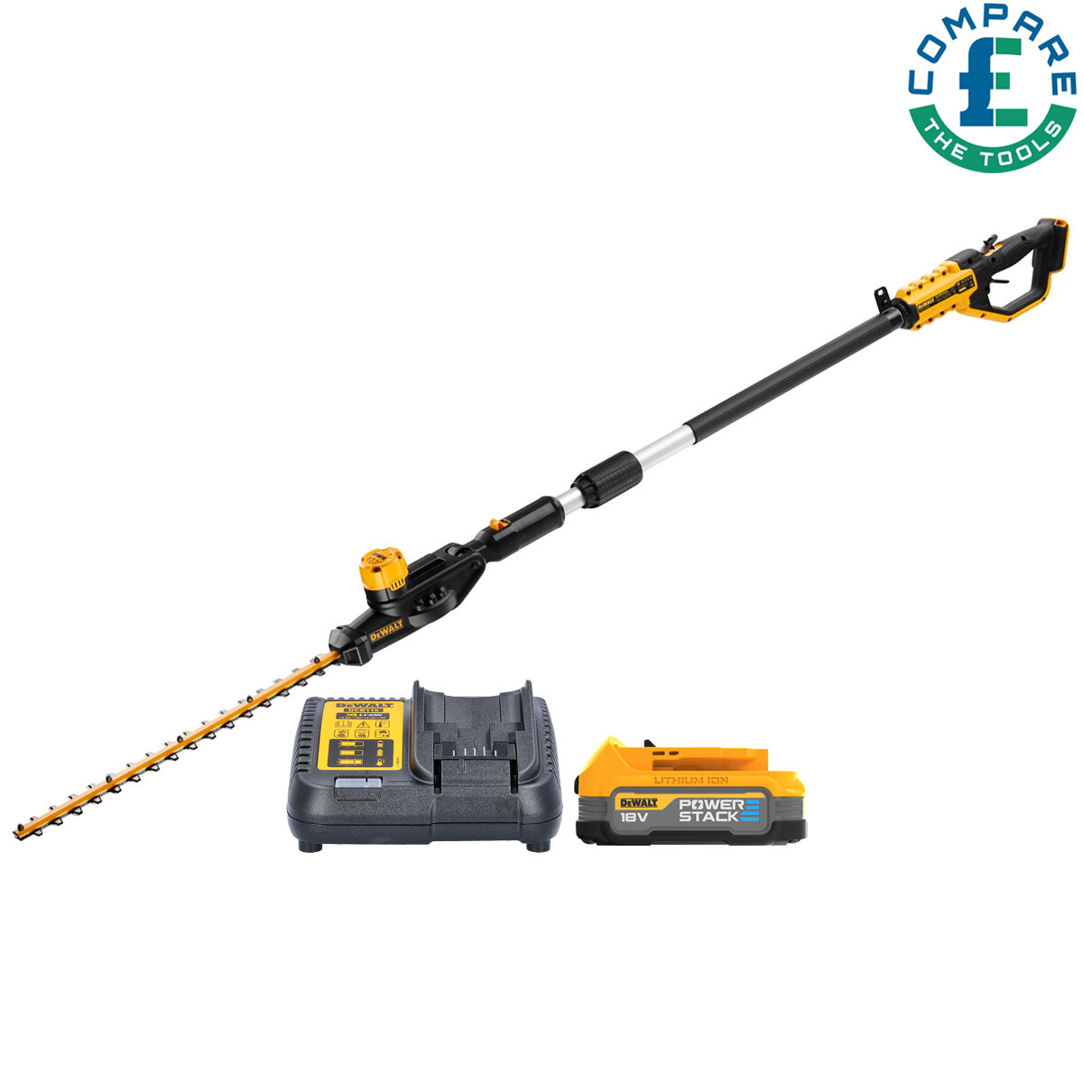 DeWalt DCMPH566 18V XR Pole Hedge Trimmer With x