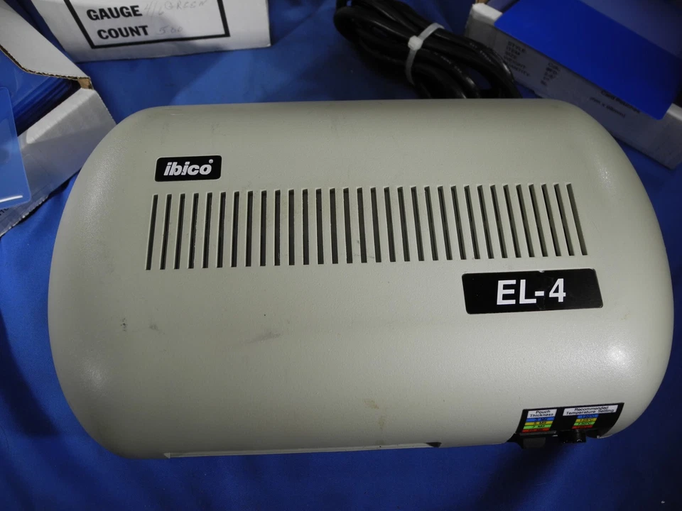 IBICO EL-4 Small Card / Pouch Laminator - Adjustable Temp - Tested W/ 100s Cards - Image 3 of 4