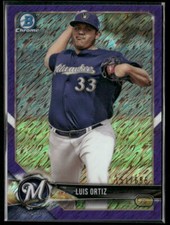2018 Bowman Chrome #BCP157 Luis Ortiz Prospects Purple Shimmer Refractor #/655