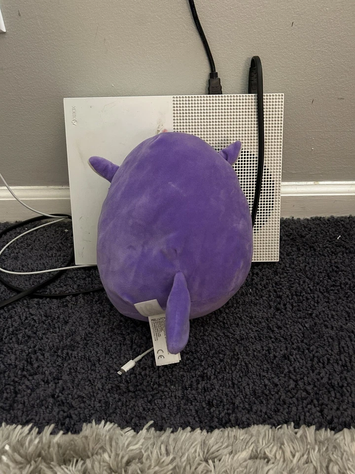 Peluche Kellytoys Original Squishmallows 2018 8" Astrid the Unicorn púrpura Foto 2 de 2