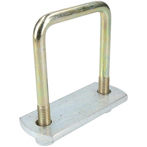 Paquete de 2 M10 60mm x 90mm U-Bolt N-Bolt con Placas y Tuercas ALTA TRACCIÓN - Imagen 3 de 3