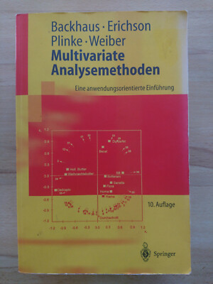 Backhaus et al: Multivariate Analysemethoden - 10. Aufl. 2003