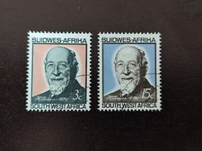 &4710/ Südwestafrika SWA - 1966 - Mi 327 / 328 - Heinrich Vedder - Gestempelt