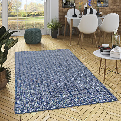 In- und Outdoor Teppich Beidseitig Cape Cod Dunkelblau Trend