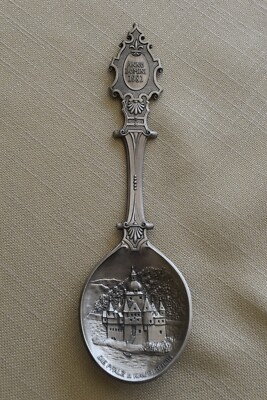 VTG.ANNO DOMINI 1981 COLLECTION PEWTER JAHRESLOEFFEL'' DIE PFALZ B.KAUB/RHEIN WMF