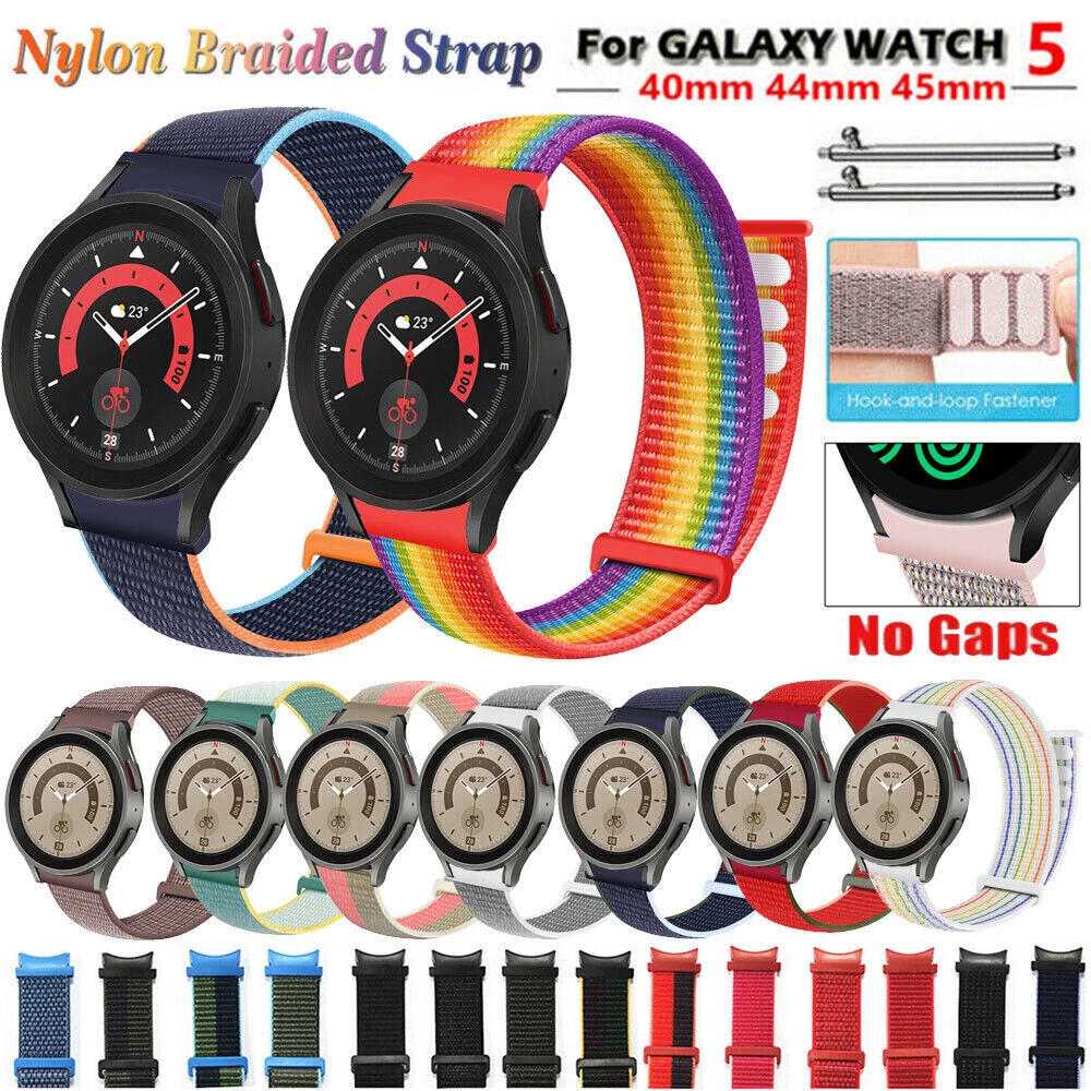 For Samsung Galaxy Watch 5 4 Classic 42 46 40 44mm Nylon Sport