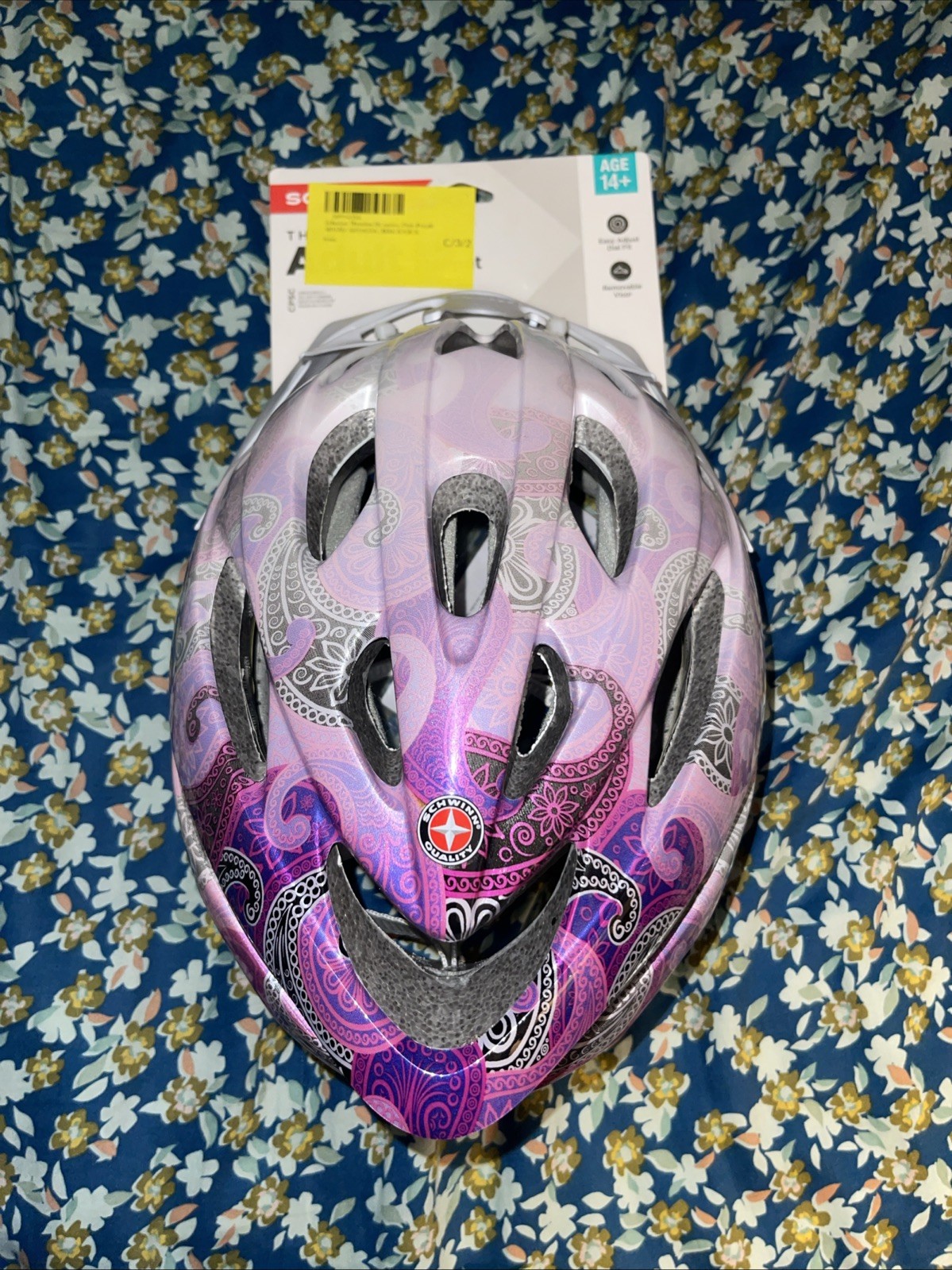 Womens Adult Schwinn Thrasher Bike Helmet Lightweight Purple