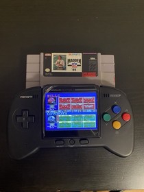 RetroDuo Portable V2.0 Handheld System with Retro Gen Adapter Black