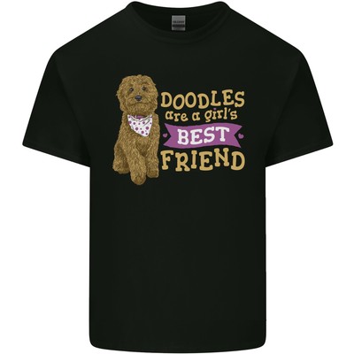 Doodles Mädchen Bester Freund Goldendoodle Hund Herren Leichte Baumwolle T-Shirt