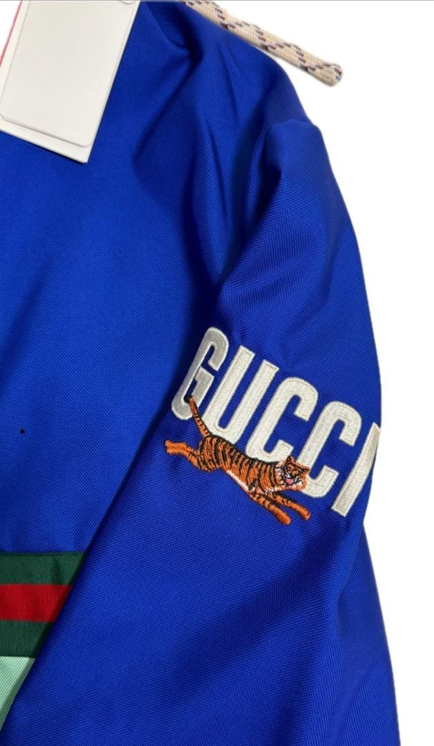 Gucci Tiger Giacca Uomo con Cappuccio Nylon S M