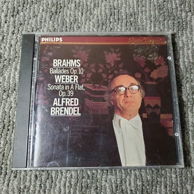 Alfred Brendel   Brahms Weber Piano Ballades Sonata CD 1991 Classical Philips