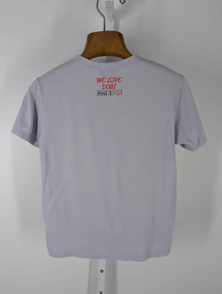 Giorgio Armani Vtg Y2K We Love Dogs #23 Magazine Promo Rare T Shirt Dachshund XS - Image 3 of 4