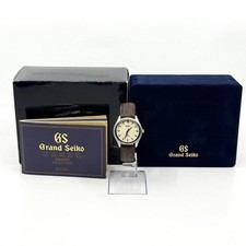SEIKO Watch Grand Seiko 9F61-0A10 SBGX009 Beige Quartz Leather Men's Working
