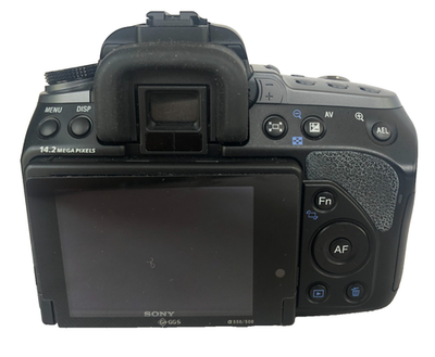 Sony Alpha 550 DSLR camera body, 14.2mp + lens | eBay