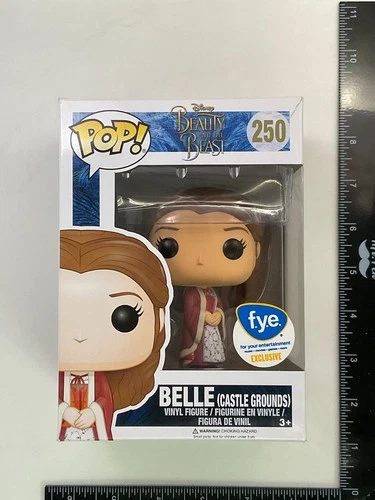 Funko Pop! Disney: Belle (Castle Grounds) #250 FYE Exclusive SEE PICS -CN C4
