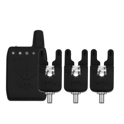 Gardner ATTs iW Underlit Bissanzeiger & V2 ATTx Empfänger 3er Set - Karpfenangeln