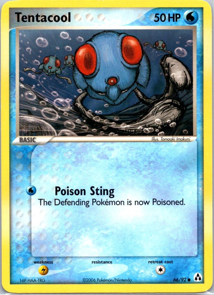 Tentacool 66/92 Common Legend Maker NM