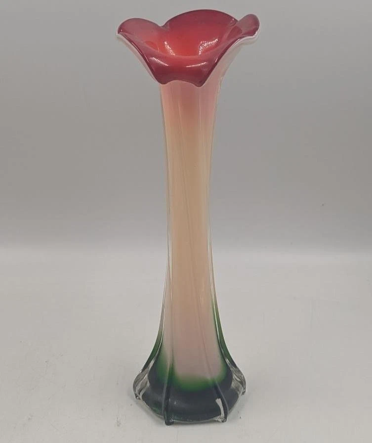 Jack In The Pulpit Vase In Fenton Art Glass for sale | eBay