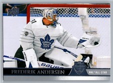 #688 Frederik Andersen 2020-21 Upper Deck Toronto Maple Leafs