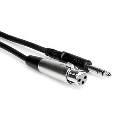 "Hosa Balanced Interconnect, XLR3F to 1/4 in TRS,10 ft"