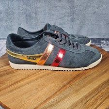 Gola Shoes Bullet Suede Leather Blue Retro Low Trainer Shoe Women  s Size 6