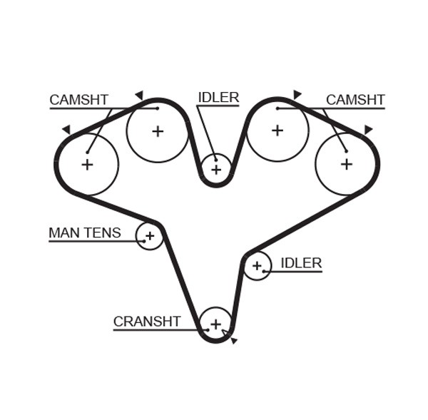 Gates RPM Racing Timing Belt Timing Belt - T251RB - Equivalent to OE Quality - Image 11