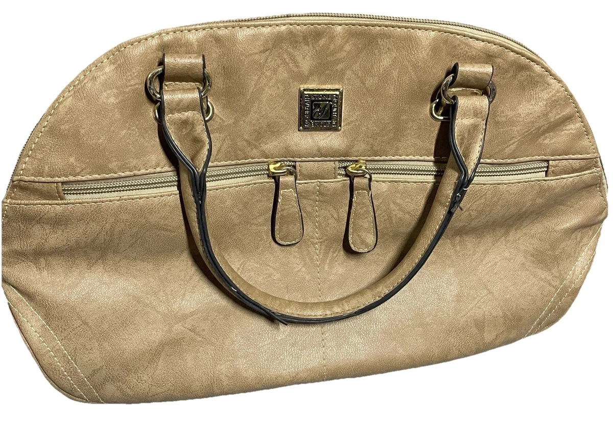 Stone Mountain Tan Soft Pebbled Leather Slingback Bag Stone Mountain Leather Exterior Beige Bags & Handbags for  main image 4