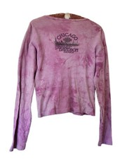 Harley-Davidson Women's Pink Long Sleeve T Shirt Chicago Size Large