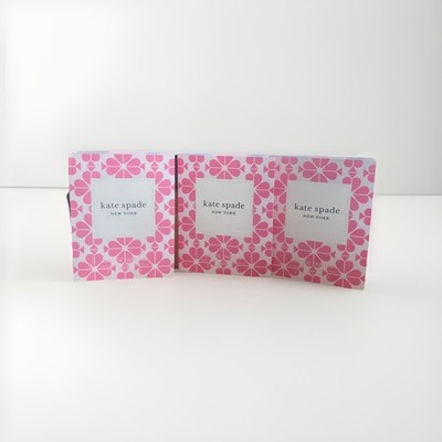 3x Kate Spade New York Eau De Parfum Samples 0.06 fl oz/2 ml Each, New in Card