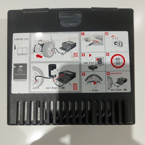 2003-2012 MERCEDES R230 SL500 SL550 EMERGENCY SPARE TIRE AIR COMPRESSOR PUMP OEM