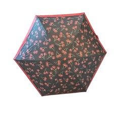 Coach Uv Protection Mini Umbrella With Cherry Print
